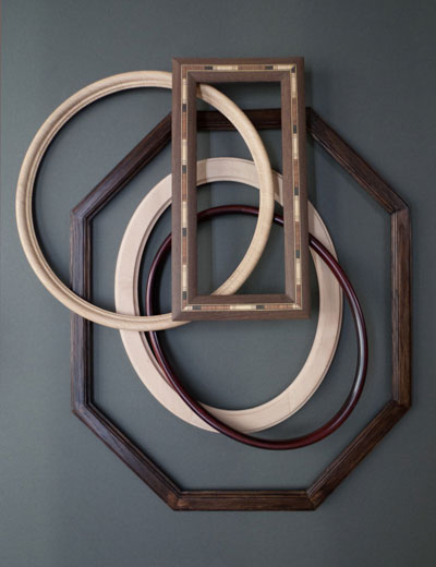 pour un effet ethnique cadre a part paris a des cadres en bois brut exotique 